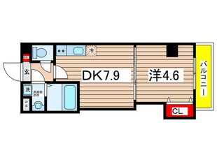 テリアズ港町の物件間取画像